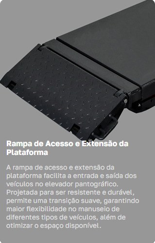 Rampa de Acesso e Extensão da Plataforma